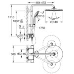 VITALIO JOY SYSTEM 310 ΕΠΙΤΟΙΧΟ ΣΥΣΤΗΜΑ ΝΤΟΥΣ ΜΕ ΘΕΡΜΟΣΤΑΤΗ ΧΡΩΜΕ 26401001 GROHE - Image 3