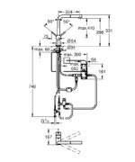 ΜΠΑΤΑΡΙΑ ΝΕΡΟΧΥΤΗ ΗΛΕΚΤΡΟΝΙΚΗ MINTA TOUCH ΧΡΩΜΕ 31360001 GROHE - Image 2
