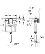 ΚΑΖΑΝΑΚΙ ΕΝΤΟΙΧΙΖΟΜΕΝΟ GD 2 38661000 GROHE - Image 3