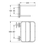 SELECTION ΡΑΦΙ ΓΙΑ ΠΕΤΣΕΤΕΣ BRUSHED COOL SUNRISE 41066GN0 GROHE - Image 2
