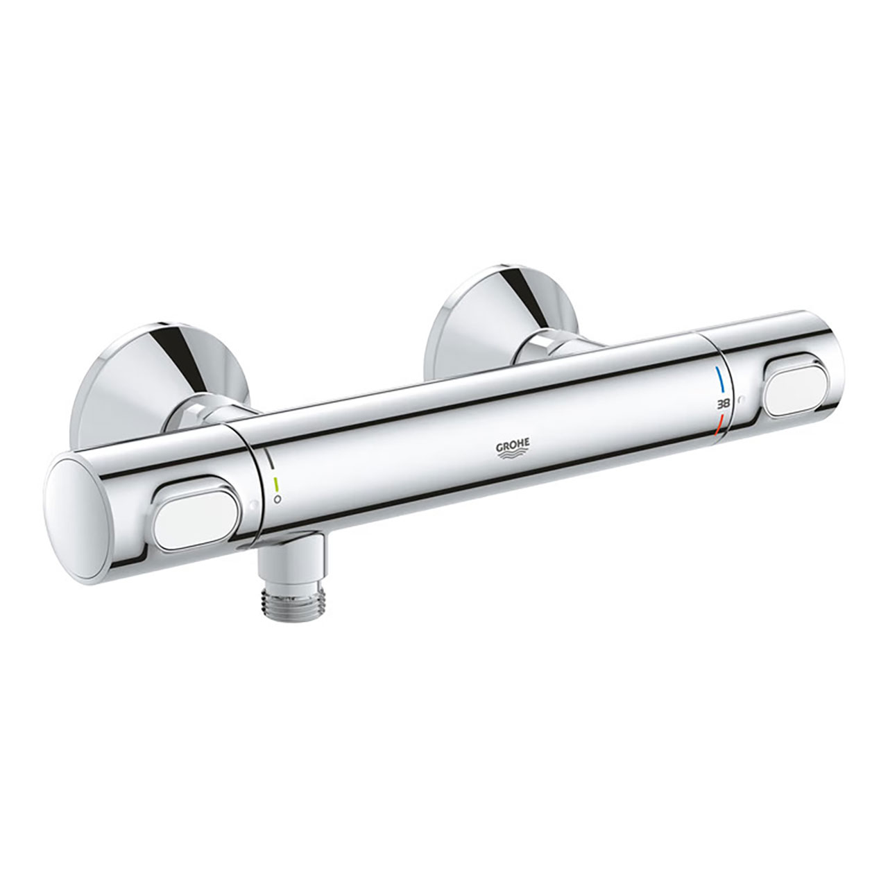 34798000_4 PRECISION FLOW ΜΙΚΤΗΣ ΜΕ ΘΕΡΜΟΣΤΑΤΗ ΓΙΑ ΝΤΟΥΣ 1/2″ ΧΡΩΜΕ 34798000 GROHE - Image 1