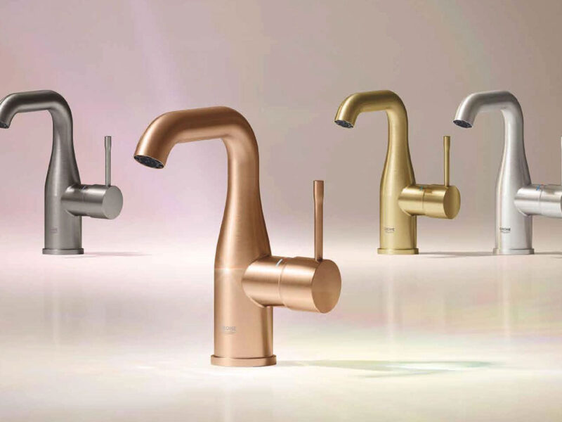 Premium μπαταρία νιπτήρος GROHE με minimal contemporary αισθητική