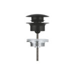 ΒΑΛΒΙΔΑ ΝΙΠΤΗΡΟΣ PUSH-OPEN ΜΑΥΡΟ ΜΑΤ 1024642430 GROHE