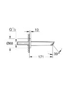 ΕΚΡΟΗ EUROSMART 17,1CM ΧΡΩΜΕ 13448003 GROHE - Image 2