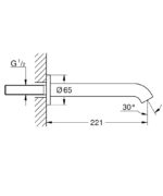 ΕΚΡΟΗ ΛΟΥΤΡΟΥ ESSENCE ΧΡΩΜΕ 13449001 GROHE - Image 2