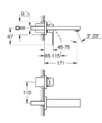 EUROCUBE ΜΠΑΤΑΡΙΑ ΝΙΠΤΗΡΑ ΔΥΟ ΟΠΩΝ 1/2" S-ΜΕΓΕΘΟΣ ΧΡΩΜΕ 19895000 GROHE - Image 2