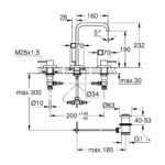 ALLURE ΜΙΚΤΗΣ ΝΙΠΤΗΡΑ 3 ΟΠΩΝ M-ΜΕΓΕΘΟΣ 1/2" ΧΡΩΜΕ 20188000 GROHE - Image 2