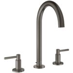 ΜΠΑΤΑΡΙΑ ΝΙΠΤΗΡΟΣ 3 ΟΠΩΝ ATRIO BRUSHED HARD GRAPHITE ΨΗΛΗ 20649AL0 GROHE