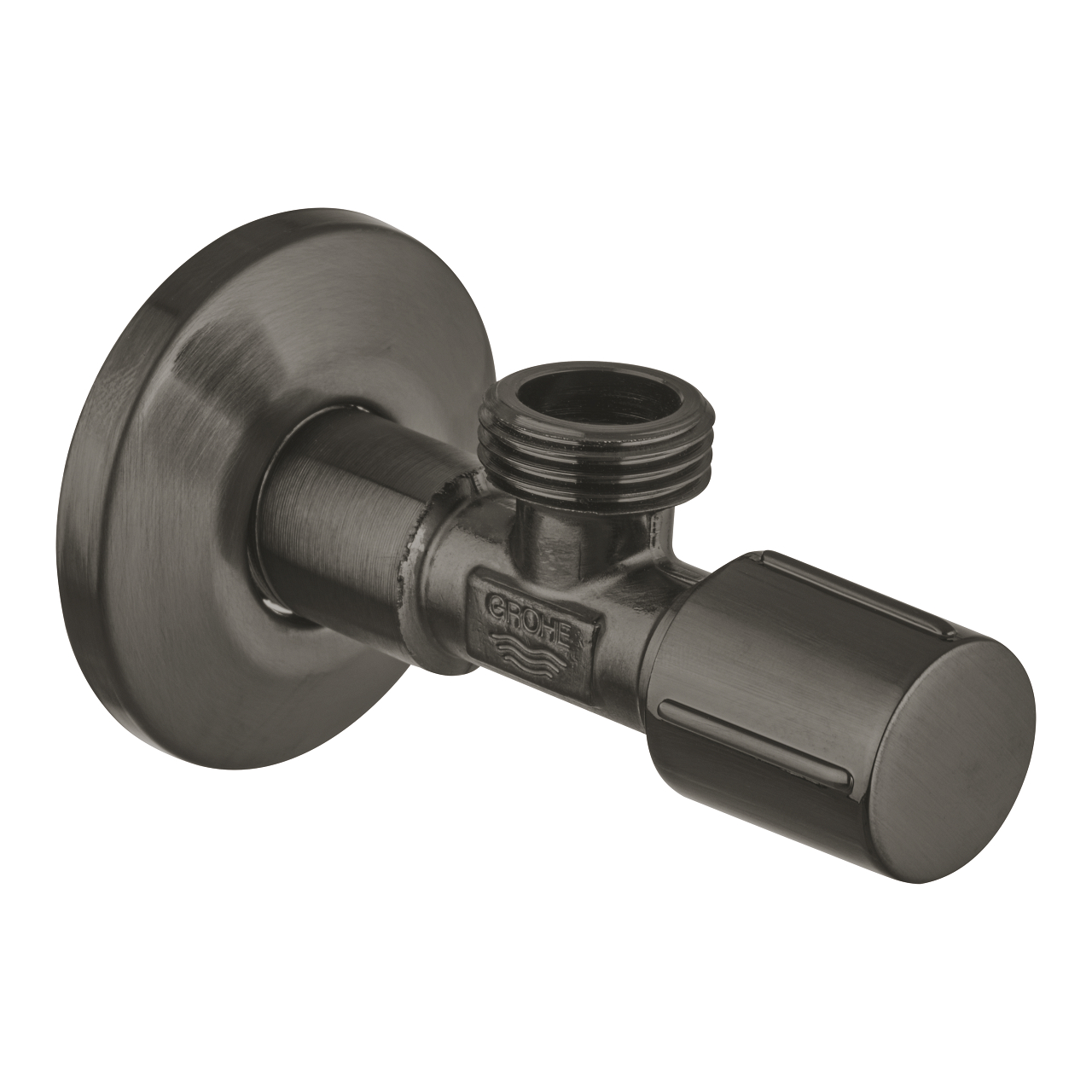 22041AL0 ΓΩΝΙΑΚΟΣ ΔΙΑΚΟΠΤΗΣ 1/2" BRUSHED HARD GRAPHITE 22041AL0 GROHE - Image 1