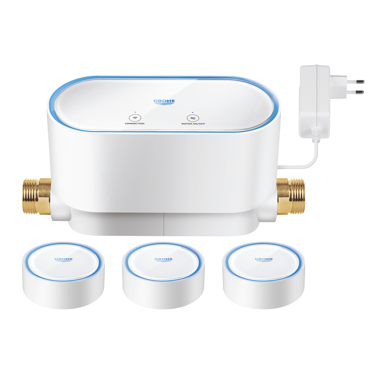 22502LN1 GROHE SENSE ΣΕΤ ΜΟΑΝΑΔΑΣ ΕΛΕΓΧΟΥ ΔΙΑΡΡΟΩΝ ΜΕ 3 ΕΞΥΠΝΟΥΣ ΑΙΣΘΗΤΗΡΕΣ ΝΕΡΟΥ 22502LN1 GROHE - Image 1