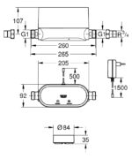 GROHE SENSE ΣΕΤ ΜΟΑΝΑΔΑΣ ΕΛΕΓΧΟΥ ΔΙΑΡΡΟΩΝ ΜΕ 3 ΕΞΥΠΝΟΥΣ ΑΙΣΘΗΤΗΡΕΣ ΝΕΡΟΥ 22502LN1 GROHE - Image 2