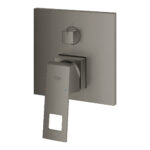 EUROCUBE ΜΙΚΤΗΣ ΝΤΟΥΣ ΜΕ ΕΝΑ ΜΟΧΛΟ ΧΕΙΡΙΣΜΟΥ 1/2″ ΤΡΙΩΝ ΡΟΩΝ BRUSHED HARD GRAPHITE 24094AL0 GROHE - Image 4