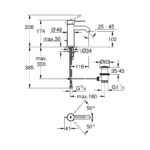 ESSENCE ΜΠΑΤΑΡΙΑ ΝΙΠΤΗΡΟΣ 1/2" S-ΜΕΓΕΘΟΣ SUPERSTEEL 24171DC1 GROHE - Image 4