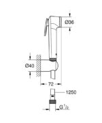 ΣΕΤ ΣΤΗΡΙΞΗΣ ΤΟΙΧΟΥ TEMPESTA F TRIGGER SPRAY 30 26354000 GROHE - Image 2