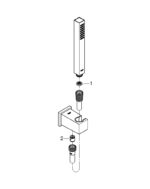 EUPHORIA CUBE STICK ΣΕΤ ΣΤΗΡΙΞΗΣ ΤΟΙΧΟΥ ΜΙΑΣ ΛΕΙΤΟΥΡΓΙΑΣ 26405000 GROHE - Image 4
