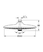 EUPHORIA 260 ΚΕΦΑΛΗ ΝΤΟΥΣ 3 ΛΕΙΤΟΥΡΓΙΩΝ 26455000 GROHE - Image 2