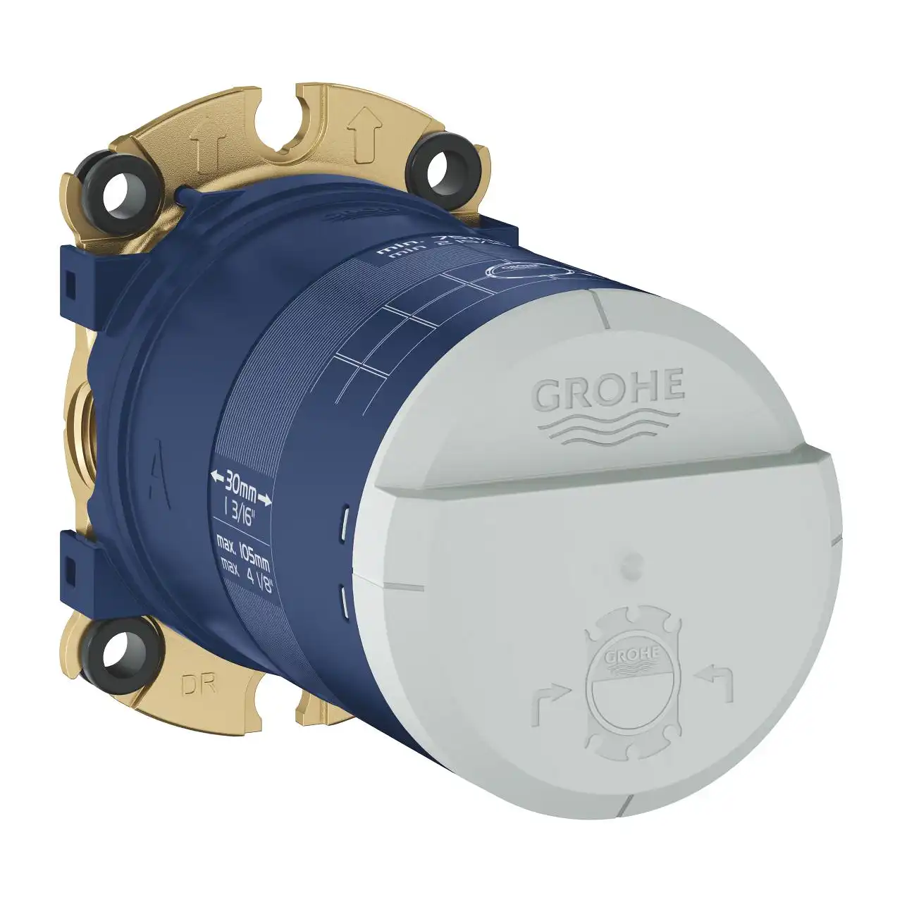 26483000 RAINSHOWER ΕΝΤΟΙΧΙΖΟΜΕΝΟ ΤΜΗΜΑ ΜΠΑΤΑΡΙΑΣ 1/2″ 26483000 GROHE - Image 1