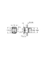 RAINSHOWER ΕΝΤΟΙΧΙΖΟΜΕΝΟ ΤΜΗΜΑ ΜΠΑΤΑΡΙΑΣ 1/2″ 26483000 GROHE - Image 2