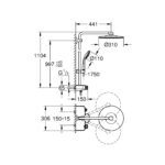 ΣΥΣΤΗΜΑ ΝΤΟΥΣ ΜΕ ΘΕΡΜΟΣΤΑΤΗ EUPHORIA SMARTCONTROL SYSTEM 310 DUO ΧΡΩΜΕ 26507000 GROHE - Image 2