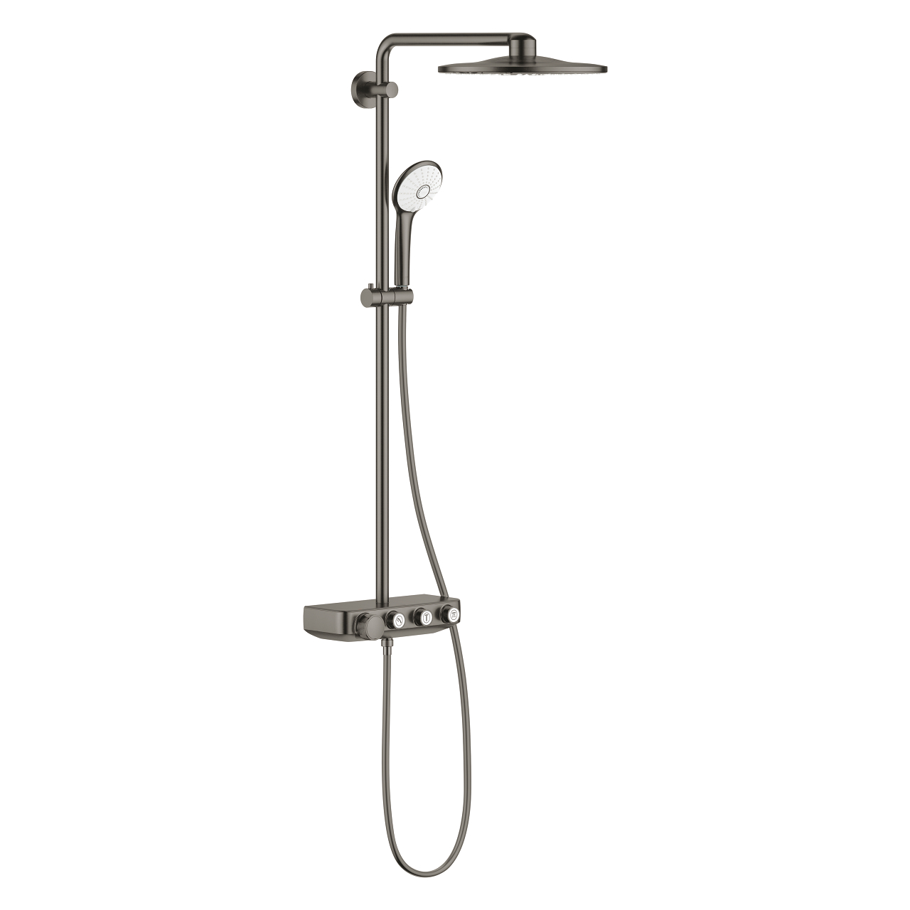 26507AL0 ΣΥΣΤΗΜΑ ΝΤΟΥΣ ΜΕ ΘΕΡΜΟΣΤΑΤΗ EUPHORIA SMARTCONTROL SYSTEM 310 DUO BRUSHED HARD GRAPHITE 26507AL0 GROHE - Image 1