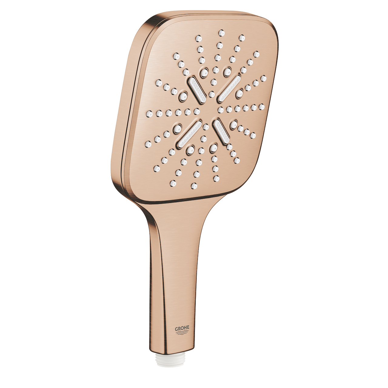 26582DL0 ΤΗΛΕΦΩΝΟ ΝΤΟΥΣ 3 ΛΕΙΤΟΥΡΓΙΩΝ RAINSHOWER SMARTACTIVE 130 CUBE BRUSHED WARM SUNSET 26582DL0 GROHE - Image 1