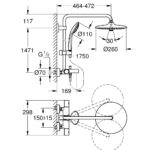 ΣΥΣΤΗΜΑ ΝΤΟΥΣ ΜΕ ΘΕΡΜΟΣΤΑΤΗ EUPHORIA SYSTEM 260 ΧΡΩΜΕ 27475001 GROHE - Image 2