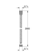 ΣΠΙΡΑΛ ΛΟΥΤΡΟΥ RELEXAFLEX 200CM ΧΡΩΜΕ 28155002 GROHE - Image 2
