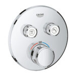 GROHTHERM SMARTCONTROL ROUND ΘΕΡΜΟΣΤΑΤΗΣ ΓΙΑ ΕΝΤΟΙΧΙΖΟΜΕΝΗ ΕΓΚΑΤΑΣΤΑΣΗ 2 ΡΟΩΝ ΧΡΩΜΕ 29119000 GROHE