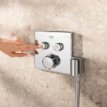 GROHTHERM SMARTCONTROL ΘΕΡΜΟΣΤΑΤΗΣ ΓΙΑ ΕΝΤΟΙΧΙΖΟΜΕΝΗ ΕΓΚΑΤΑΣΤΑΣΗ 2 ΡΟΩΝ ΚΑΙ ΕΝΣΩΜΑΤΩΜΕΝΗ ΒΑΣΗ ΝΤΟΥΖ ΧΡΩΜΕ 29125000 GROHE - Image 3