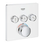 GROHTHERM SMARTCONTROL ΘΕΡΜΟΣΤΑΤΗΣ ΓΙΑ ΕΝΤΟΙΧΙΖΟΜΕΝΗ ΕΓΚΑΤΑΣΤΑΣΗ 3 ΡΟΩΝ MOON WHITE 29157LS0 GROHE