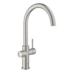 ΒΡΥΣΗ ΚΑΙ ΜΠΟΪΛΕΡ RED DUO L SIZE SUPERSTEEL C-SPOUT 30079DC1 GROHE - Image 3