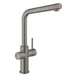 ΒΡΥΣΗ ΚΑΙ ΜΠΟΪΛΕΡ RED DUO M SIZE BRUSHED HARD GRAPHITE L-SPOUT 30327AL1 GROHE - Image 5