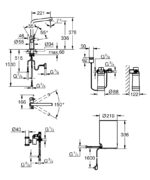 ΒΡΥΣΗ ΚΑΙ ΜΠΟΪΛΕΡ RED DUO M SIZE BRUSHED WARM SUNSET L-SPOUT 30327DL1 GROHE - Image 2