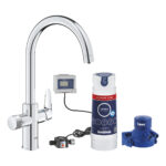 GROHE BLUE PURE BAUCURVE ΜΠΑΤΑΡΙΑ ΚΟΥΖΙΝΑΣ ΜΕ ΦΙΛΤΡΟ ULTRASAFE ΧΡΩΜΕ 30582000 GROHE