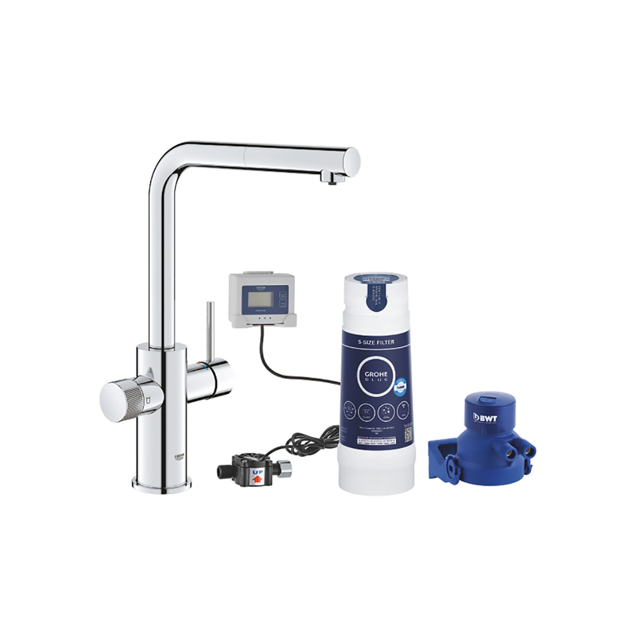 30591000_6 ΜΠΑΤΑΡΙΑ ΚΟΥΖΙΝΑΣ BLUE PURE MINTA STARTER KIT 30591000 GROHE - Image 1