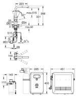 BLUE PROFESSIONAL ΚΙΤ ΜΕ ΡΟΥΞΟΥΝΙ L-SPOUT ΜΕ ΑΠΟΣΠΩΜΕΝΟ ΝΤΟΥΣ ΧΡΩΜΕ 31326002 GROHE - Image 2
