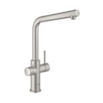 BLUE PROFESSIONAL ΚΙΤ ΜΕ ΡΟΥΞΟΥΝΙ L-SPOUT SUPERSTEEL 31347DC3 GROHE - Image 3