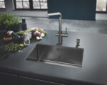 BLUE HOME ΚΙΤ ΕΚΚΙΝΗΣΗΣ ΕΚΡΟΗΣ L-SPOUT BRUSHED HARD GRAPHITE 31454AL1 GROHE - Image 4