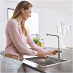 BLUE HOME ΚΙΤ ΕΚΚΙΝΗΣΗΣ ΕΚΡΟΗΣ L-SPOUT SUPERSTEEL 31454DC1 GROHE - Image 6