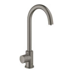 BLUE HOME ΚΙΤ ΕΚΚΙΝΗΣΗΣ ΕΚΡΟΗΣ C-SPOUT ΜΕ ΜΠΑΤΑΡΙΑ ΜΟΝΗΣ ΛΕΙΤΟΥΡΓΙΑΣ BRUSHED HARD GRAPHITE 31498AL1 GROHE - Image 3