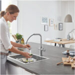 BLUE HOME ΚΙΤ ΕΚΚΙΝΗΣΗΣ ΕΚΡΟΗΣ L-SPOUT ΜΕ ΑΠΟΣΠΩΜΕΝΟ ΝΤΟΥΣ SUPERSTEEL 31539DC0 GROHE - Image 4