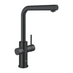 BLUE HOME ΚΙΤ ΕΚΚΙΝΗΣΗΣ ΕΚΡΟΗΣ L-SPOUT ΜΕ ΑΠΟΣΠΩΜΕΝΟ ΝΤΟΥΣ VELVET BLACK 31539KS0 GROHE - Image 3