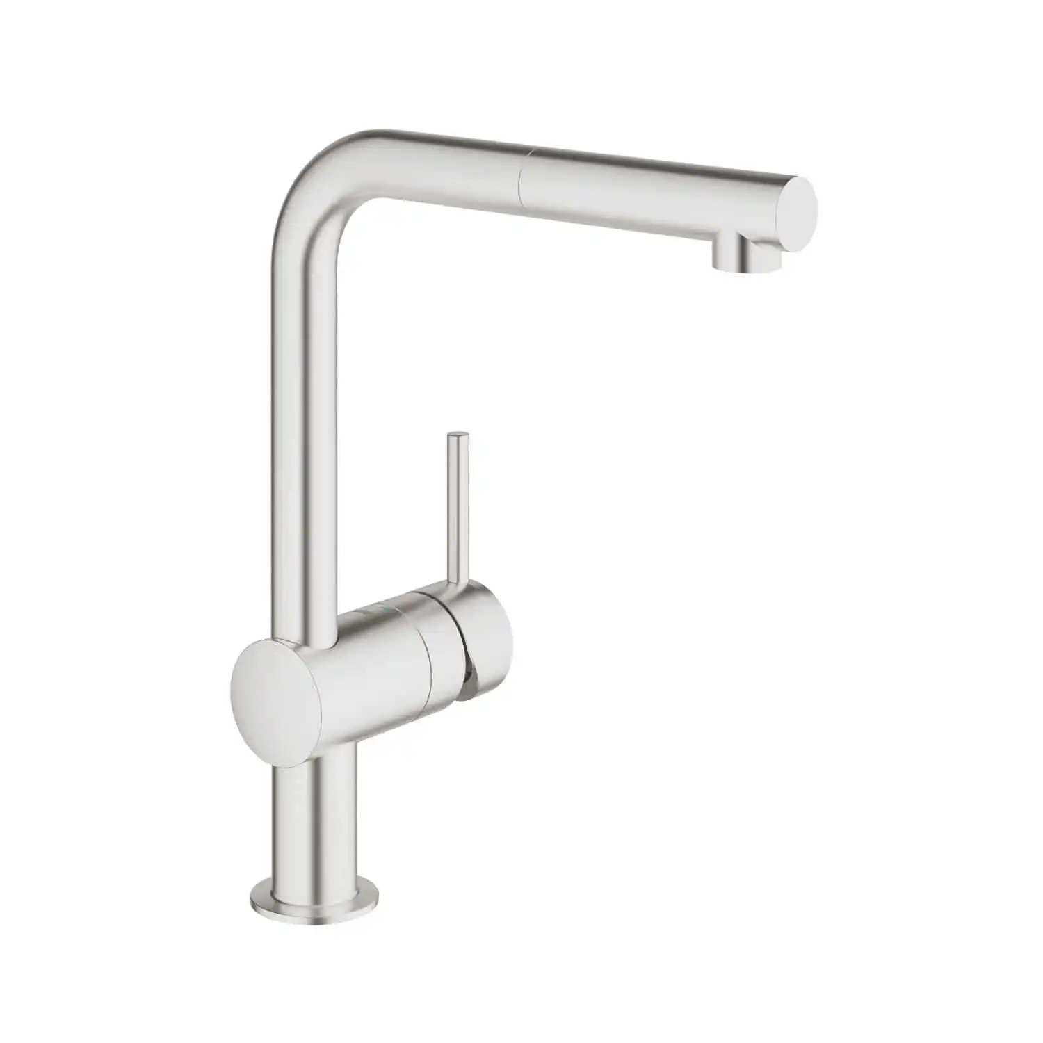 32168DC0 MINTA ΜΠΑΤΑΡΙΑ ΝΕΡΟΧΥΤΗ L-SPOUT 1/2″ SUPERSTEEL 32168DC0 GROHE - Image 1