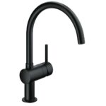 MINTA ANAMEIKTIKH ΜΠΑΤΑΡΙΑ 1/2″ VELVET BLACK 32917KS0 GROHE