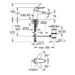 EURODISC COSMOPOLITAN ΜΙΚΤΗΣ ΜΠΙΝΤΕ S-ΜΕΓΕΘΟΣ 1/2" ΧΡΩΜΕ 33244002 GROHE - Image 2