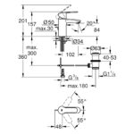 EUROSTYLE COSMOPOLITAN ΜΠΑΤΑΡΙΑ ΝΙΠΤΗΡΑ ΜΟΝΟΥ ΜΟΧΛΟΥ S-ΜΕΓΕΘΟΣ 1/2″ ΧΡΩΜΕ 3355220E GROHE - Image 2