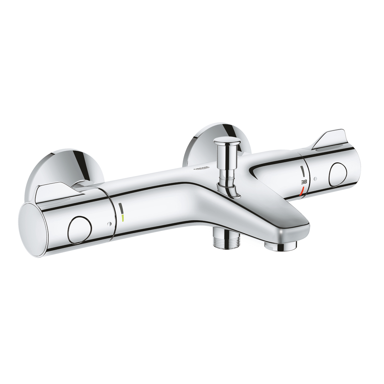 34567000 GROHTHERM 800 ΘΕΡΜΟΣΤΑΤΙΚΗ ΜΠΑΤΑΡΙΑ ΛΟΥΤΡΟΥ 1/2″ ΧΡΩΜΕ 34567000 GROHE - Image 1