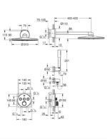GROHTHERM SMARTCONTROL ΣΕΤ ΕΝΤΟΙΧΙΣΜΟΥ ROUND 34705000 GROHE - Image 2
