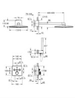 GROHTHERM SMARTCONTROL ΣΕΤ ΕΝΤΟΙΧΙΣΜΟΥ CUBE 34706000 GROHE - Image 2