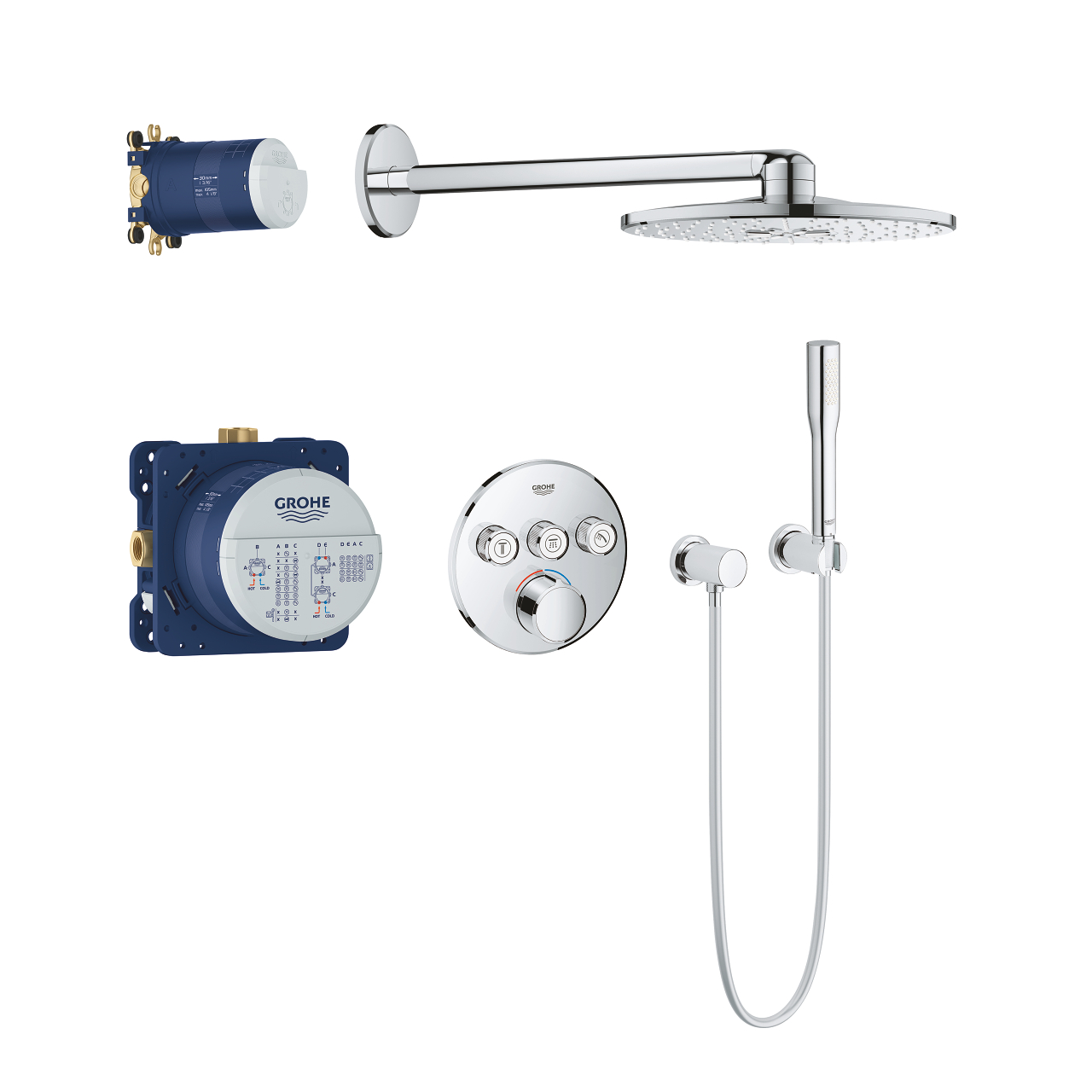 34709000 GROHE SMARTCONTROL ΣΕΤ ΕΝΤΟΙΧΙΣΜΟΥ ROUND 34709000 GROHE - Image 1